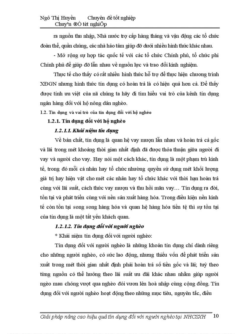 image for page Giải pháp nâng cao hiệu quả tín dụng đối với người nghèo tại ngân hàng chính sách xã hội 1