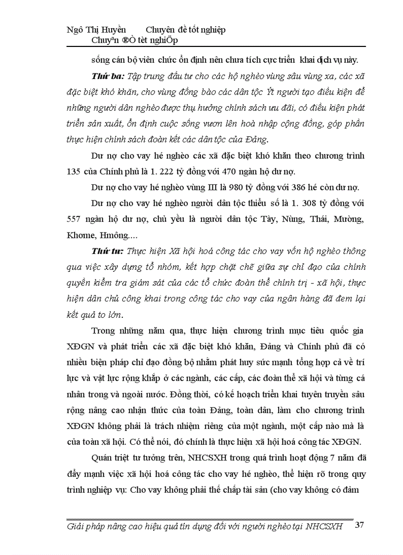 image for page Giải pháp nâng cao hiệu quả tín dụng đối với người nghèo tại ngân hàng chính sách xã hội 1