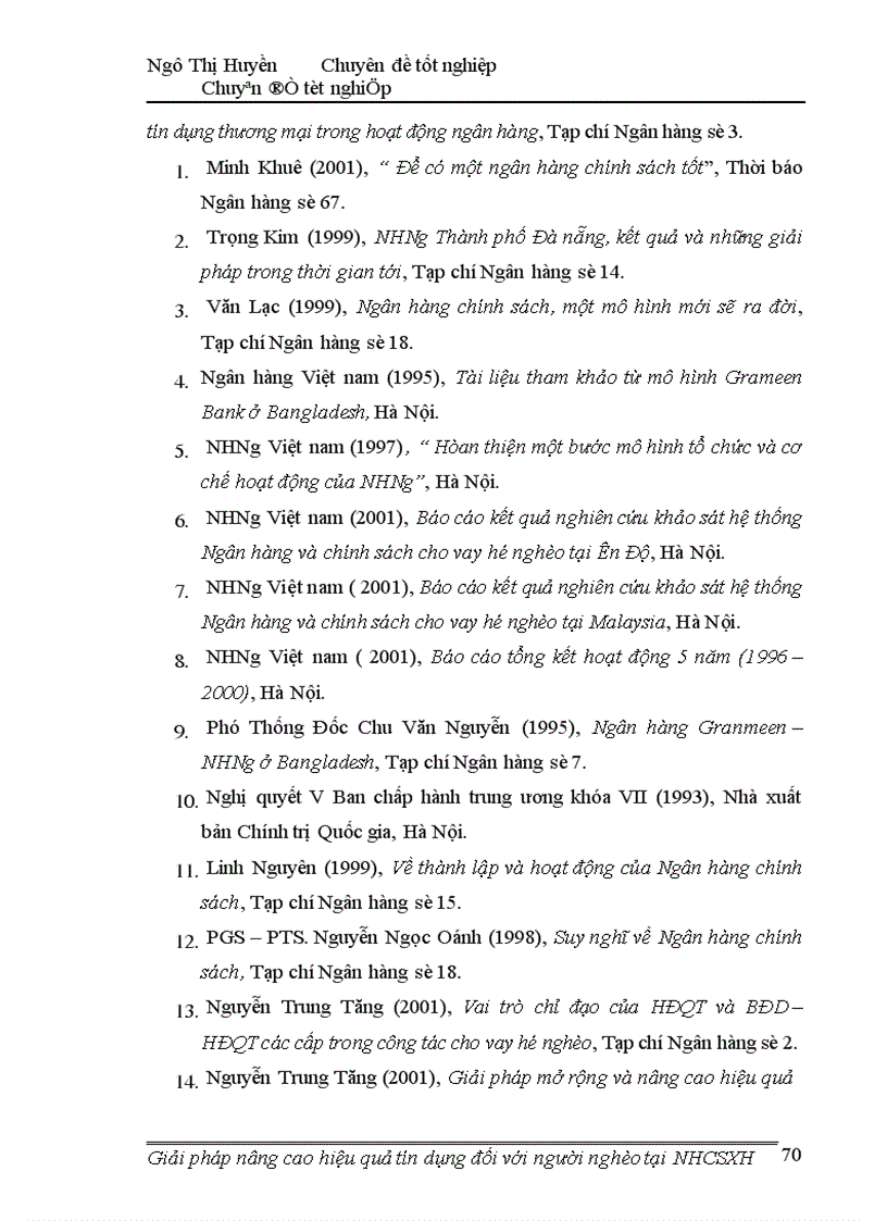 image for page Giải pháp nâng cao hiệu quả tín dụng đối với người nghèo tại ngân hàng chính sách xã hội 1