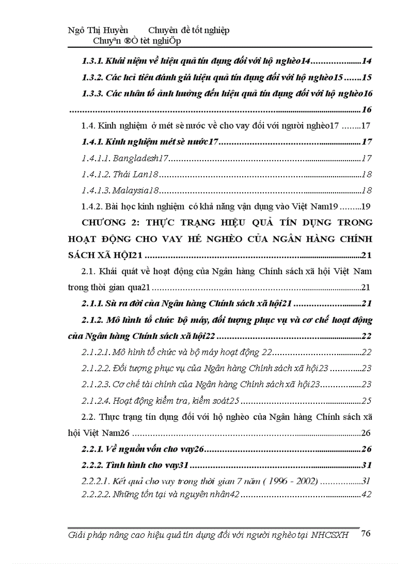 image for page Giải pháp nâng cao hiệu quả tín dụng đối với người nghèo tại ngân hàng chính sách xã hội 1