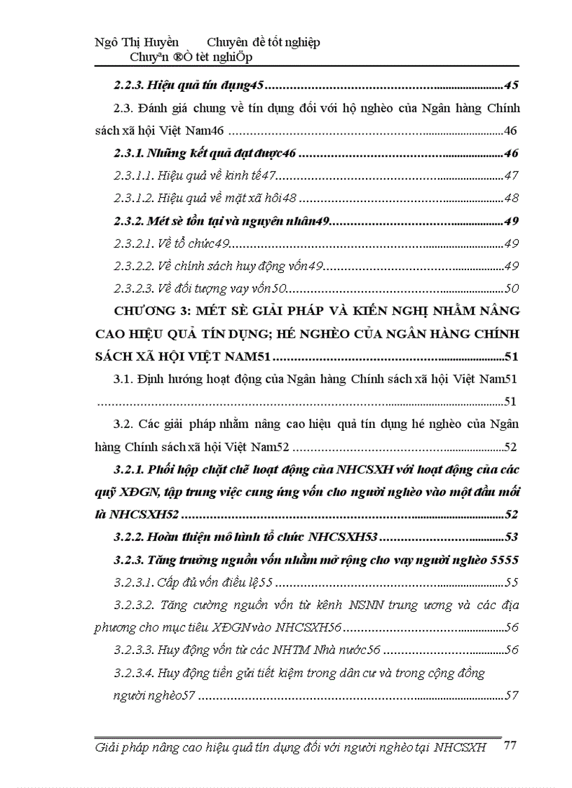 image for page Giải pháp nâng cao hiệu quả tín dụng đối với người nghèo tại ngân hàng chính sách xã hội 1