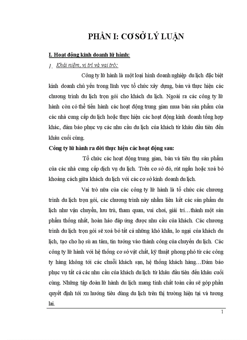 image for page Thực trạng và một số giải pháp nhằm hoàn thiện chính sách sản phẩm tại công ty du lịch và thương mại Thủ Đô