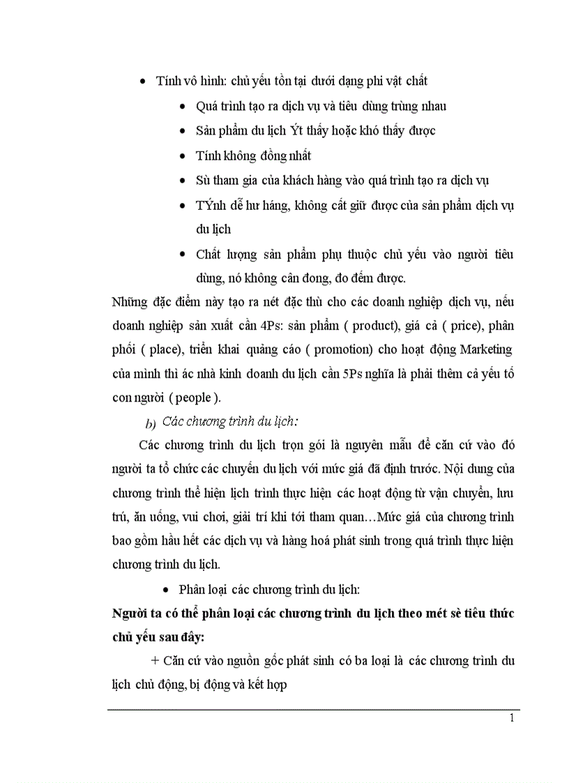 image for page Thực trạng và một số giải pháp nhằm hoàn thiện chính sách sản phẩm tại công ty du lịch và thương mại Thủ Đô