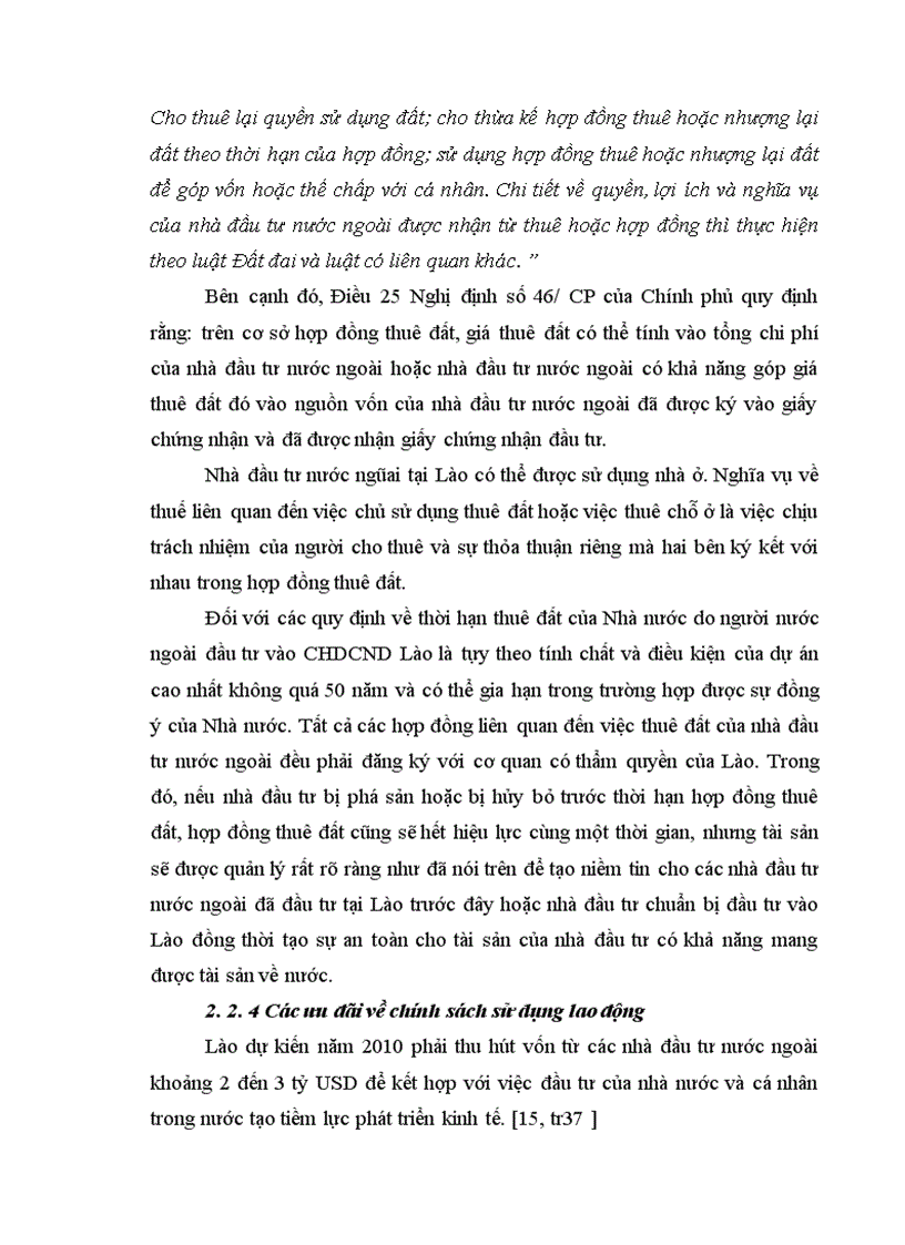 image for page Pháp luật về Biện pháp Bảo đảm đầu tư và khuyến khích đầu tư trực tiếp nước ngoài tại CHDCND Lào 1