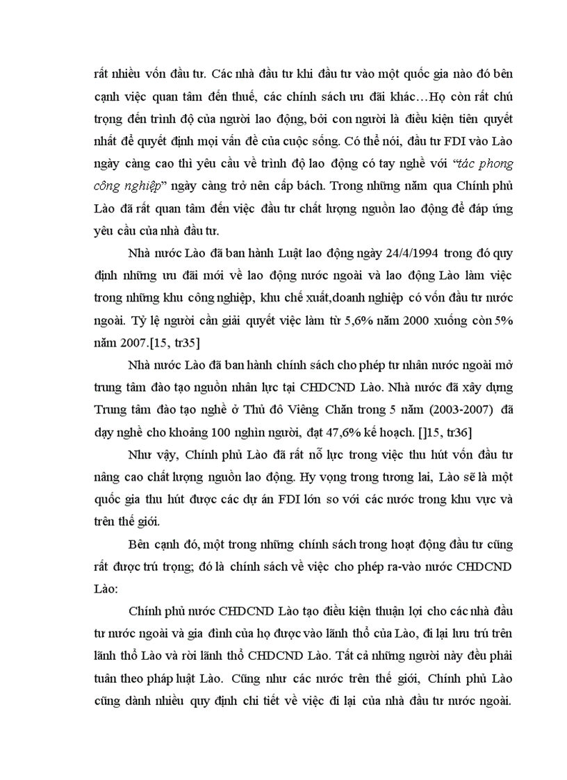 image for page Pháp luật về Biện pháp Bảo đảm đầu tư và khuyến khích đầu tư trực tiếp nước ngoài tại CHDCND Lào 1