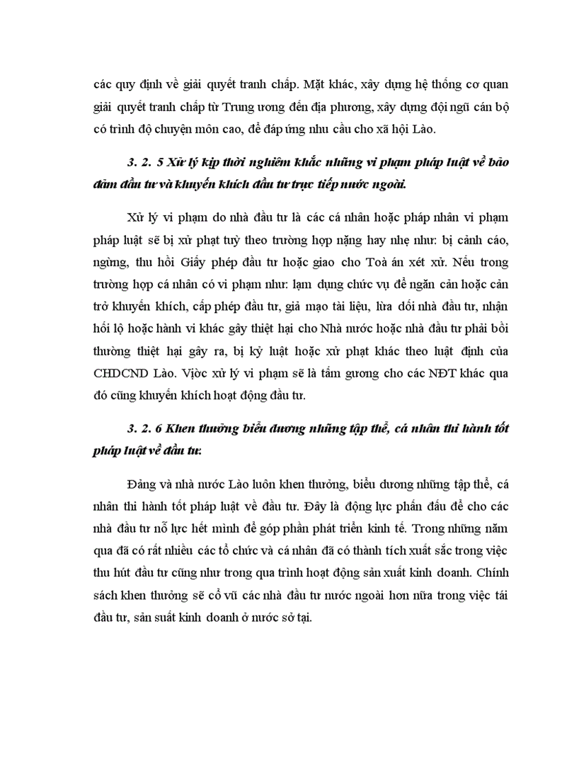 image for page Pháp luật về Biện pháp Bảo đảm đầu tư và khuyến khích đầu tư trực tiếp nước ngoài tại CHDCND Lào 1