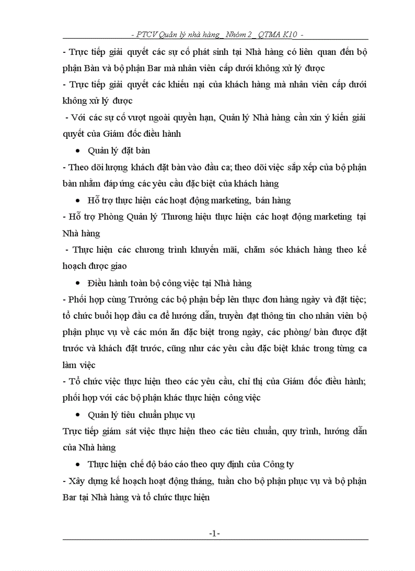 image for page PTCV Quản lý nhà hàng