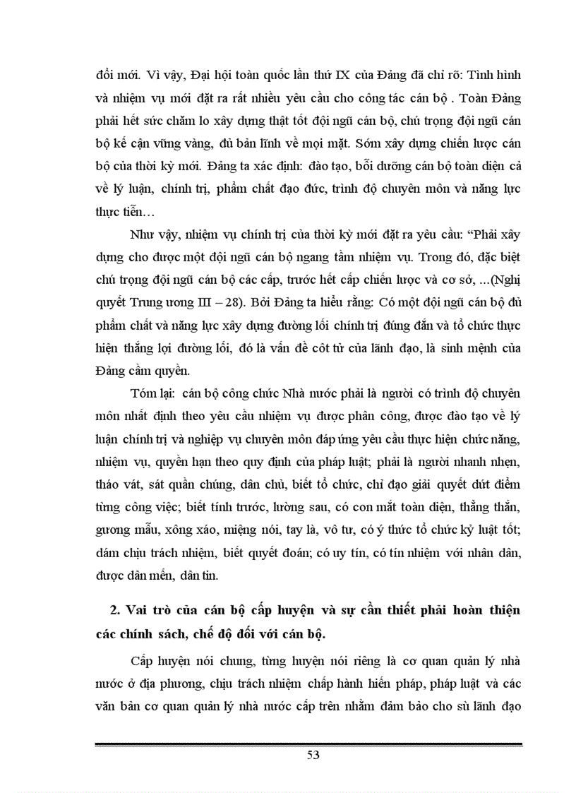 image for page Hoàn thiện các chế độ chính sách đối với cán bộ cấp huyện huyện Gia Bình tỉnh Bắc Ninh