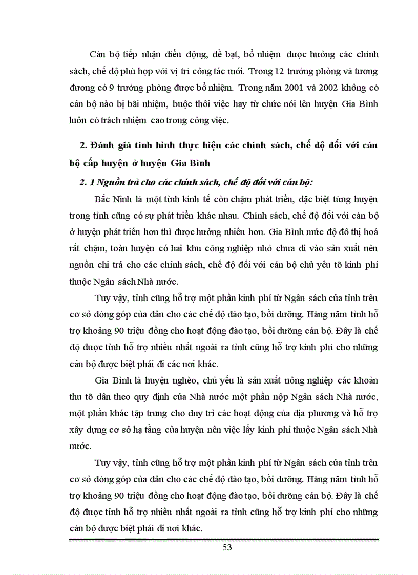 image for page Hoàn thiện các chế độ chính sách đối với cán bộ cấp huyện huyện Gia Bình tỉnh Bắc Ninh