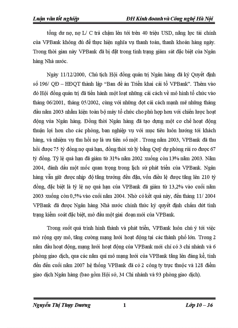 image for page Một số giải pháp nâng cao năng lực cạnh tranh của Ngân hàng Thương mại cổ phần các doanh nghiệp ngoài quốc doanh Việt Nam VPBank 1