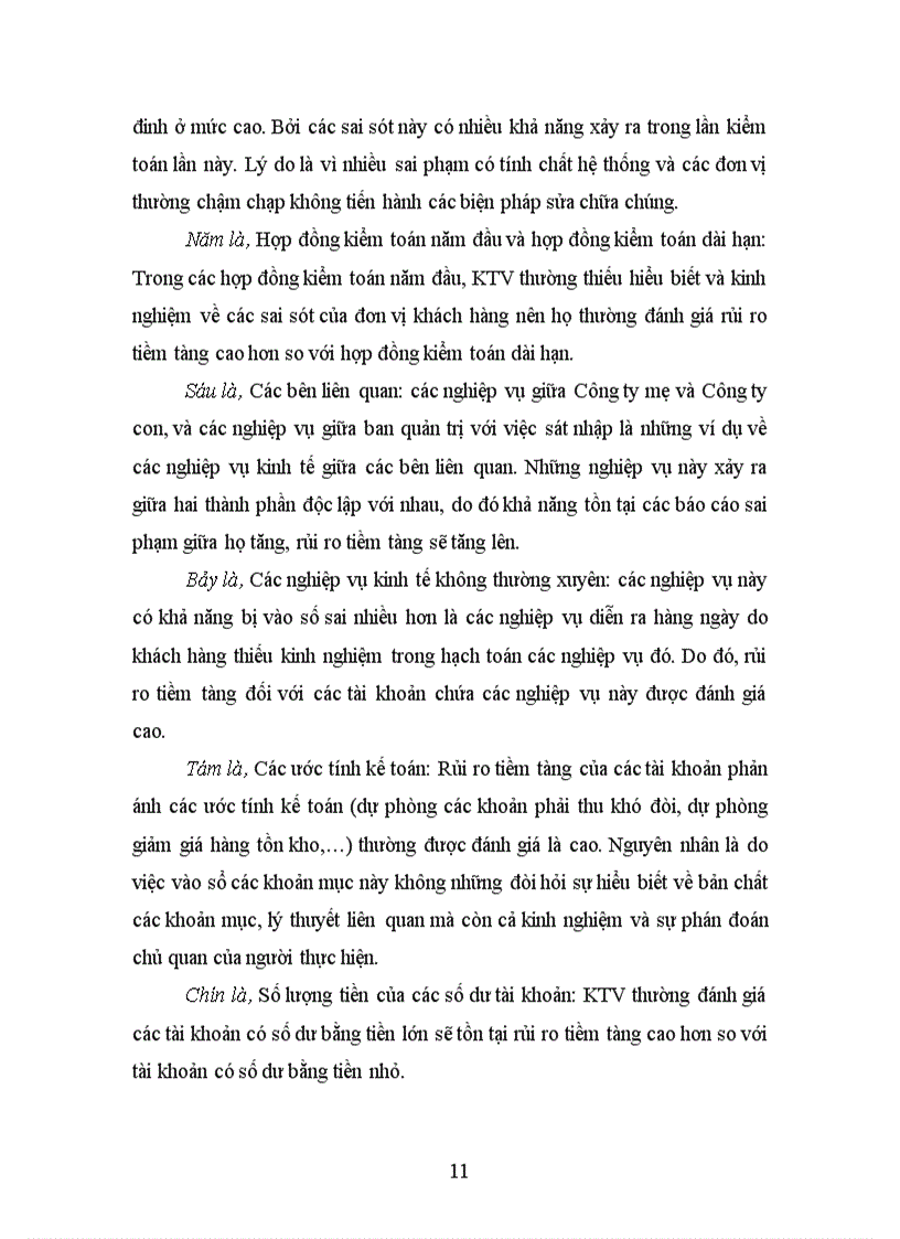 image for page Quy trình đánh giá rủi ro kiểm toán trong giai đoạn lập kế hoạch kiểm toán báo cáo tài chính tại Việt Nam hiện nay