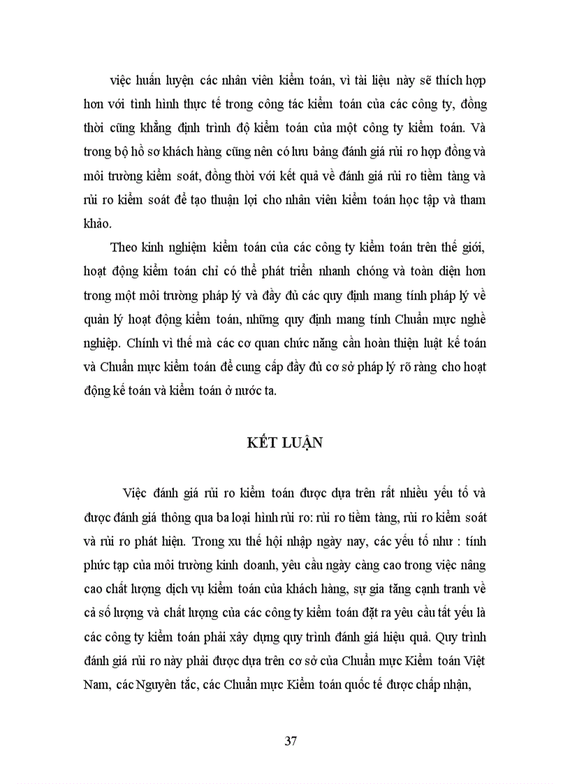 image for page Quy trình đánh giá rủi ro kiểm toán trong giai đoạn lập kế hoạch kiểm toán báo cáo tài chính tại Việt Nam hiện nay