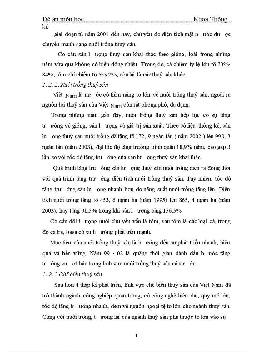 image for page Vận dụng phương pháp dãy số thời gian trong phân tích biến động kim ngạch xuất khẩu thuỷ sản Việt Nam giai đoạn 1996 2004 1