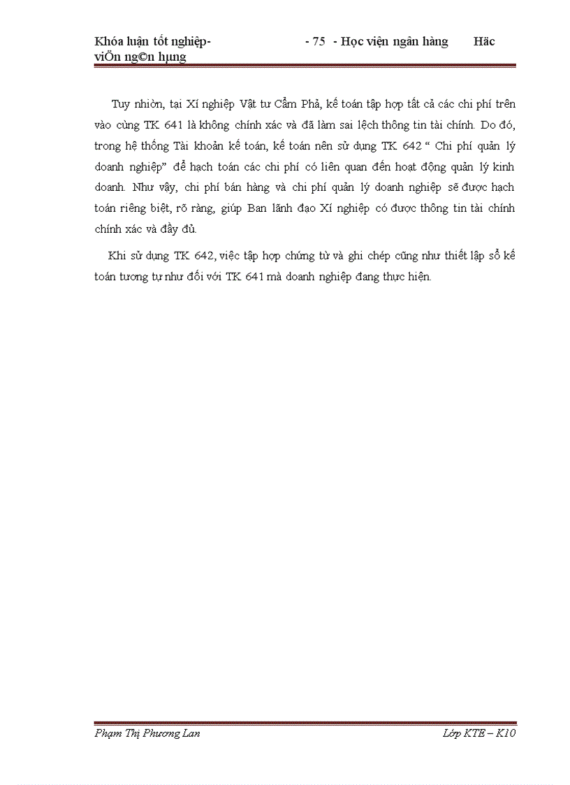 image for page Hoàn thiện kế toán bán hàng và xác định kết quả kinh doanh tại Xí nghiệp Vật tư Cẩm Phả 1