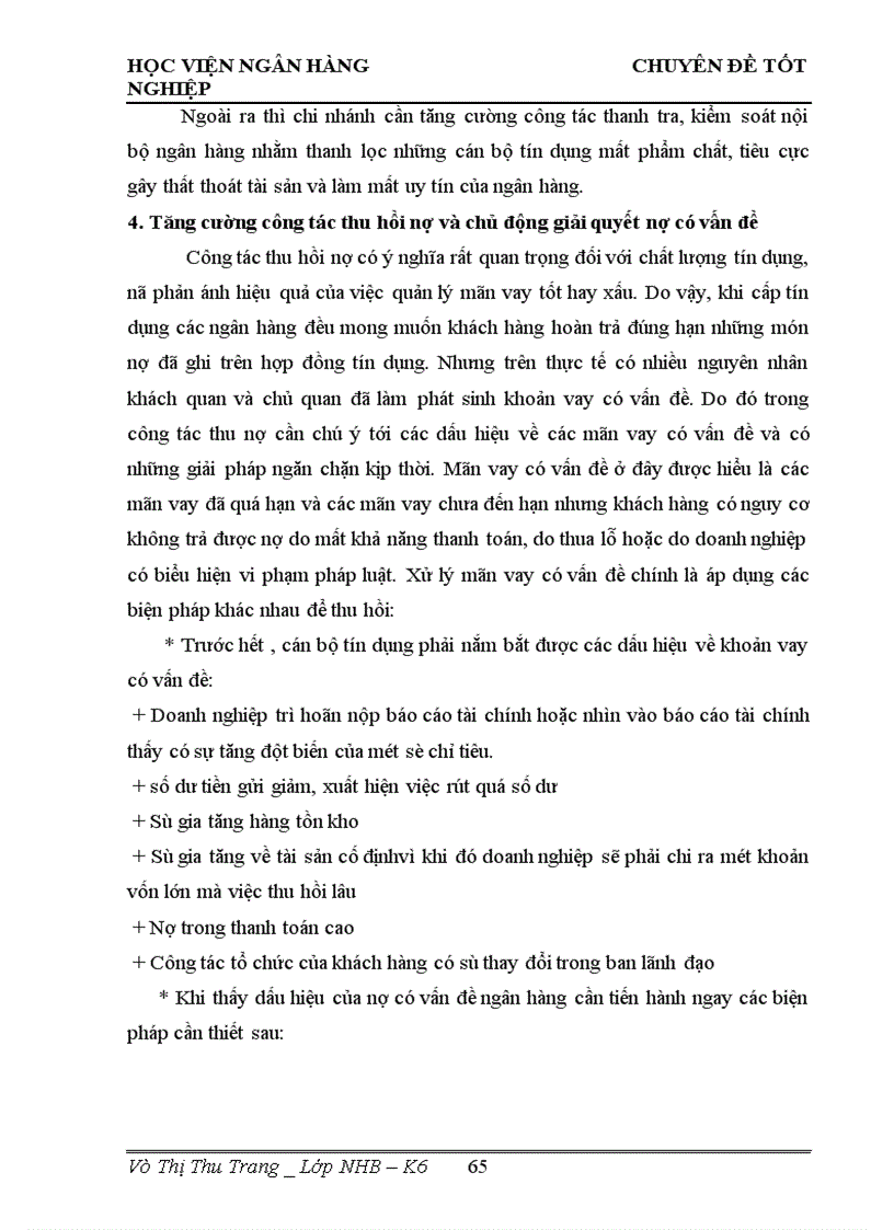 image for page Giải pháp nâng cao chất lượng tín dụng tại chi nhánh NHNo PTNT Quận Thanh Xuân 1