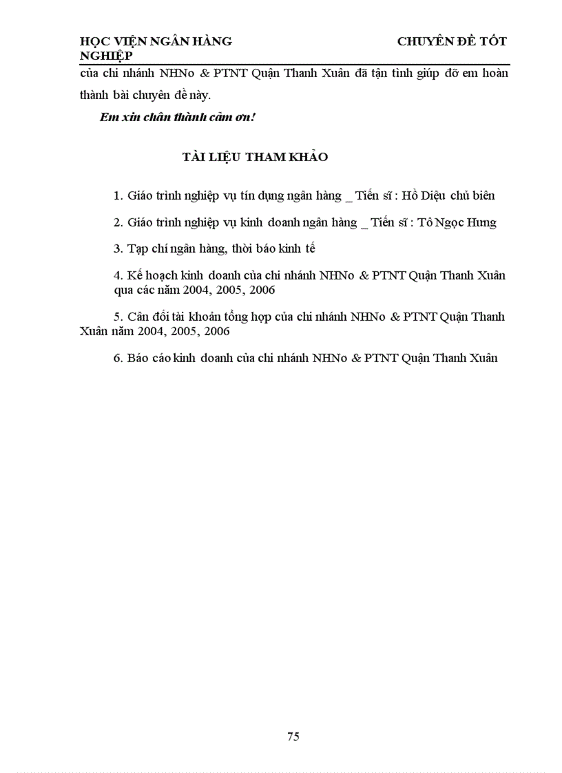 image for page Giải pháp nâng cao chất lượng tín dụng tại chi nhánh NHNo PTNT Quận Thanh Xuân 1
