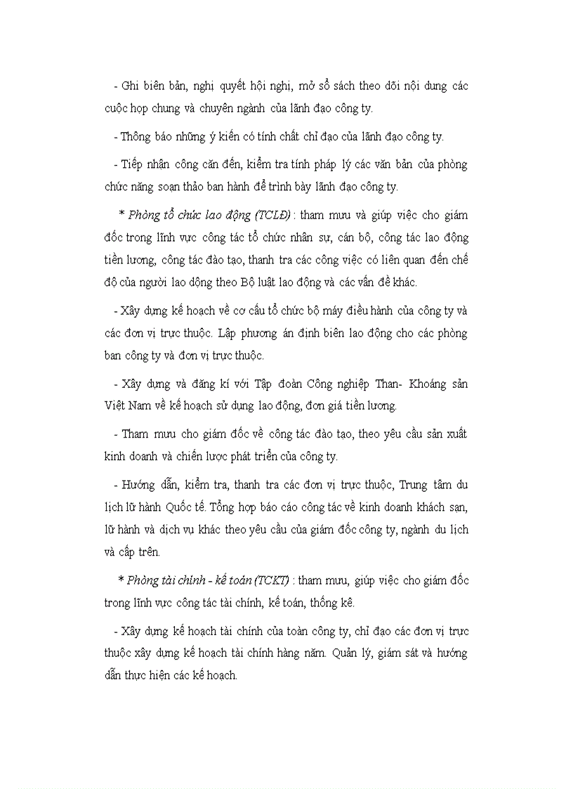 image for page Báo cáo thực tập tổng hợp tại công ty cổ phần du lịch và thương mại TKV