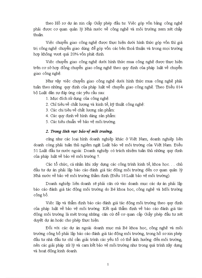image for page Địa vị pháp lý của doanh nghiệp liên doanh theo Luật Đầu tư nước ngoài tại Việt Nam