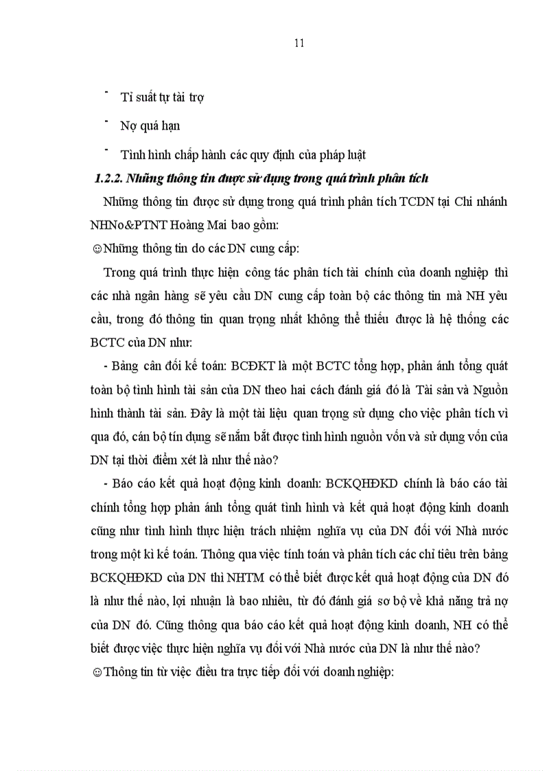 image for page Một số giải pháp chủ yếu nhằm nâng cao hiệu quả phân tích tài chính doanh nghiệp tại NHNo PTNT Hoàng Mai Hà Nội