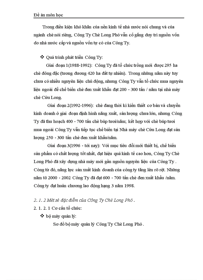 image for page Một số giải biện pháp nhằm nâng cao hiệu quả sử dụng Vốn Cố Định tại Công ty chè Long Phú 1
