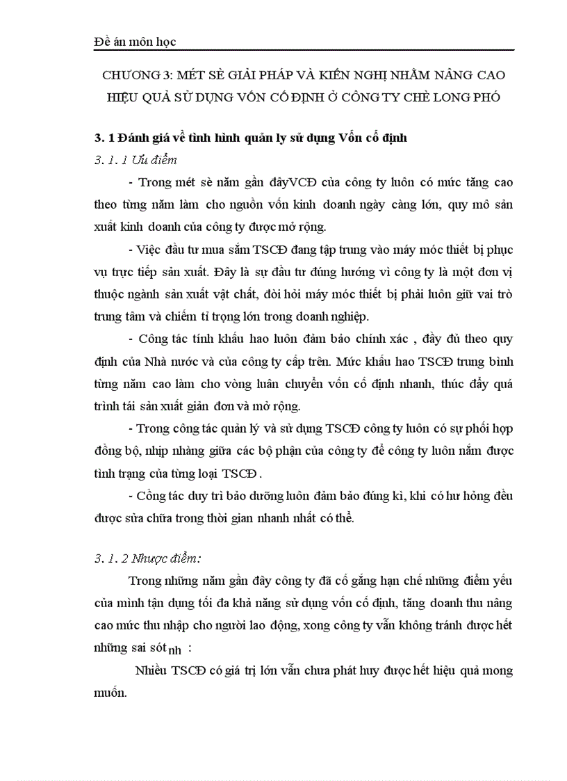 image for page Một số giải biện pháp nhằm nâng cao hiệu quả sử dụng Vốn Cố Định tại Công ty chè Long Phú 1