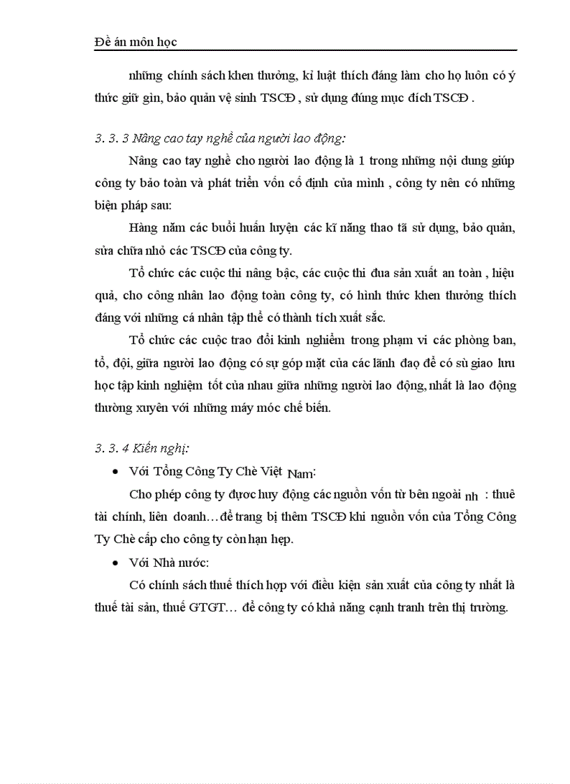 image for page Một số giải biện pháp nhằm nâng cao hiệu quả sử dụng Vốn Cố Định tại Công ty chè Long Phú 1