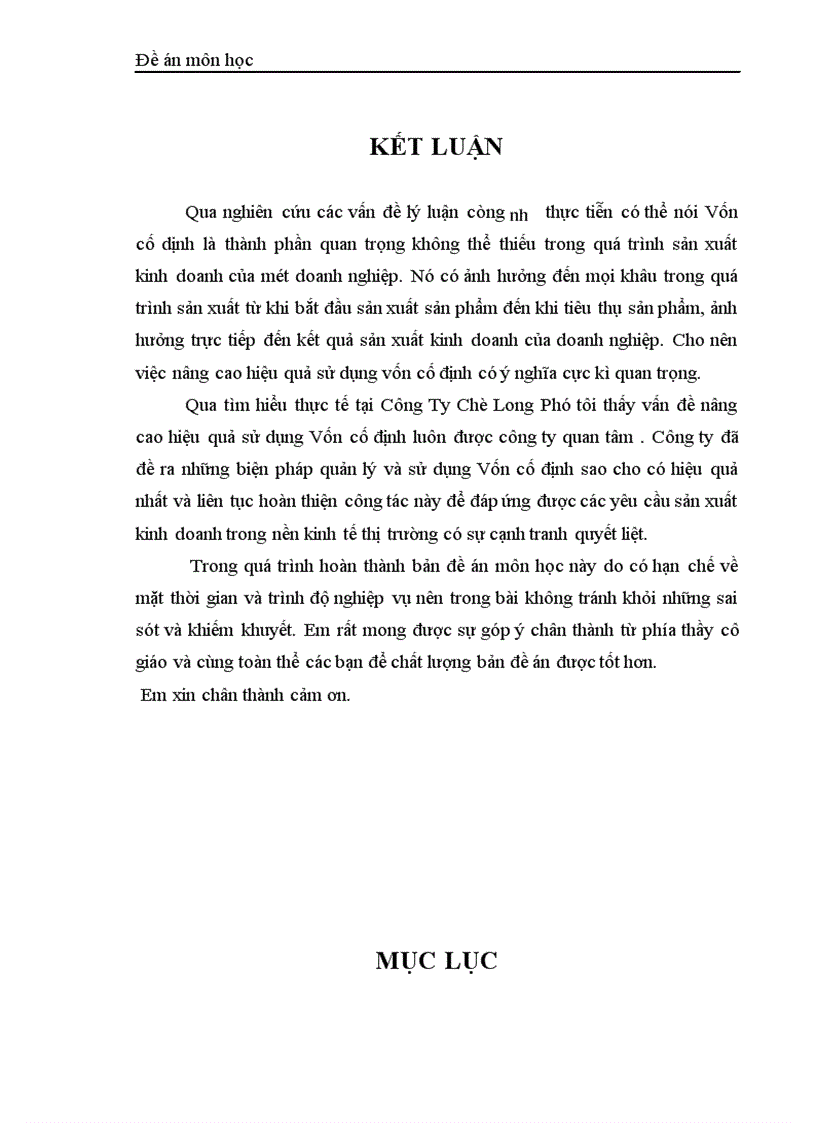 image for page Một số giải biện pháp nhằm nâng cao hiệu quả sử dụng Vốn Cố Định tại Công ty chè Long Phú 1