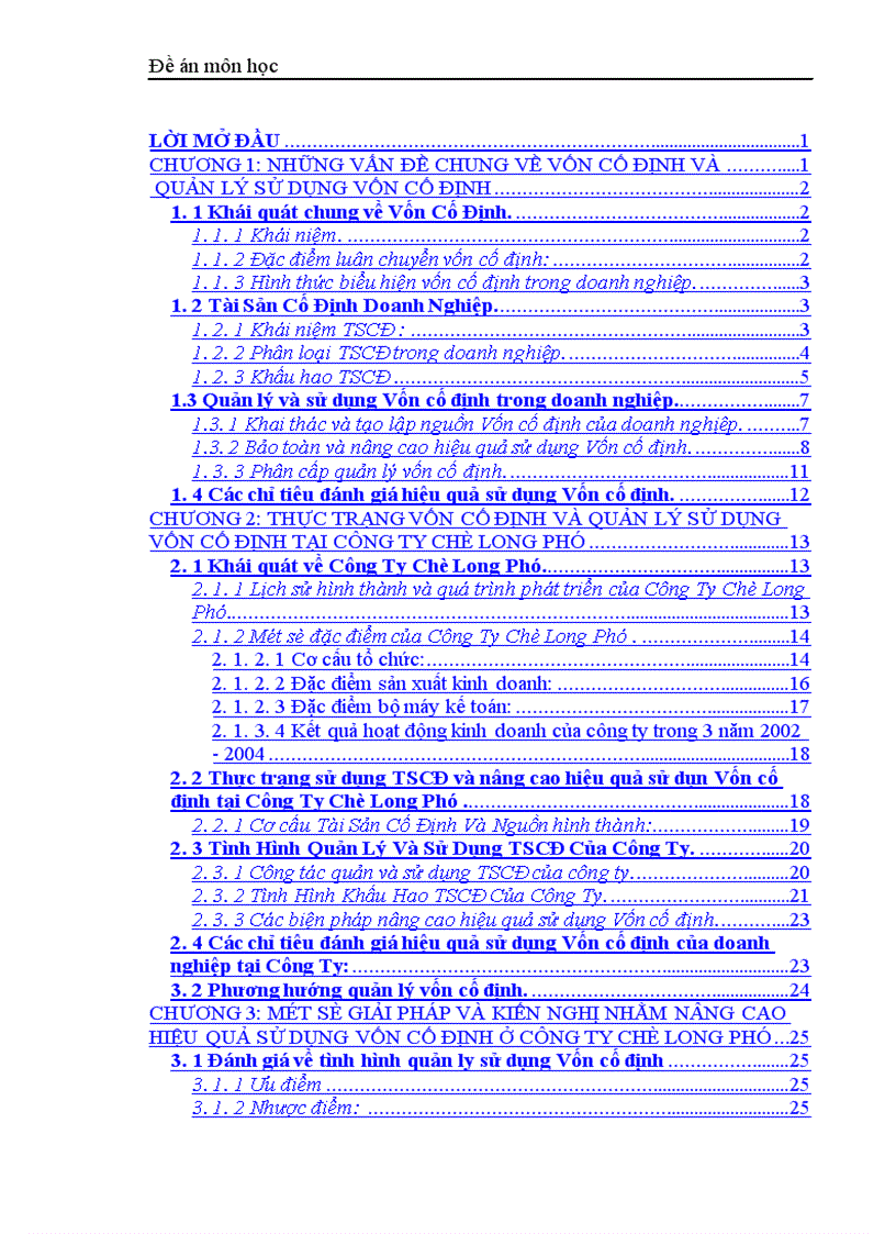 image for page Một số giải biện pháp nhằm nâng cao hiệu quả sử dụng Vốn Cố Định tại Công ty chè Long Phú 1