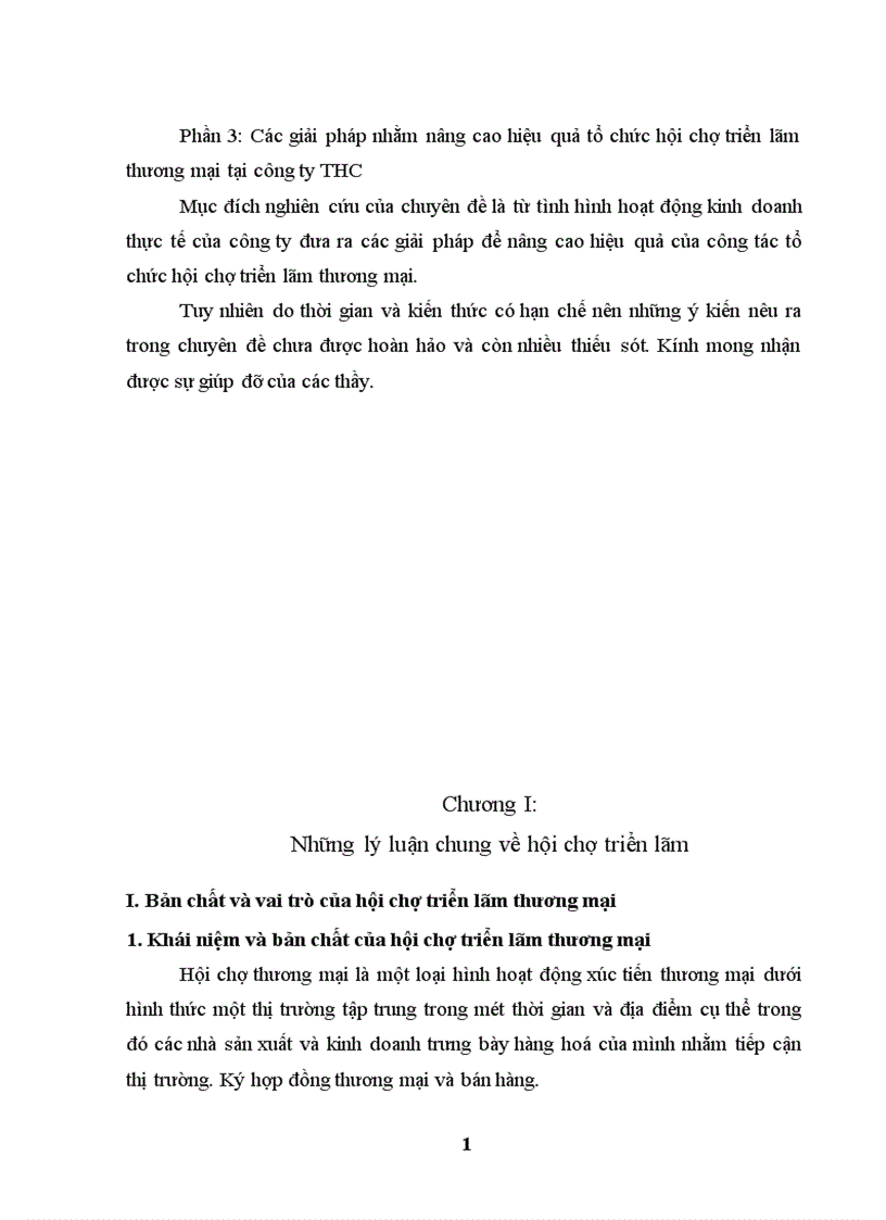 image for page Hoạt động Marketing cho sản phẩm tổ chức hội chợ triển lãm thương mại tại công ty THC thực trạng và giải pháp 1