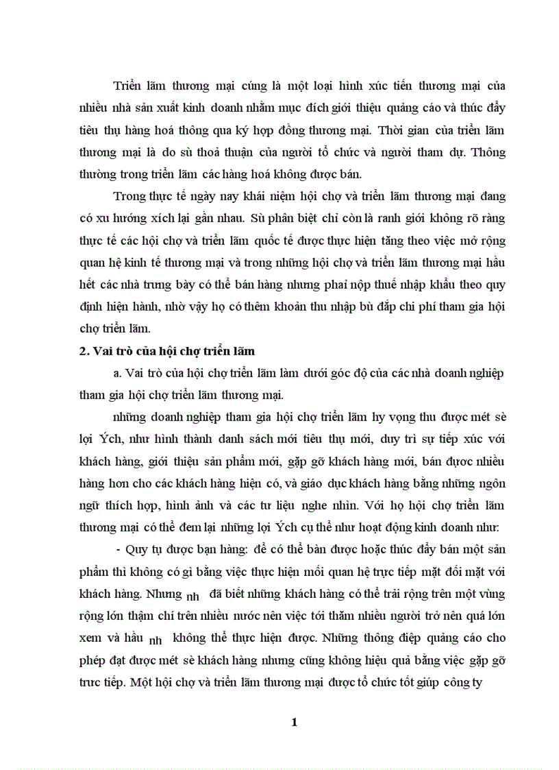 image for page Hoạt động Marketing cho sản phẩm tổ chức hội chợ triển lãm thương mại tại công ty THC thực trạng và giải pháp 1