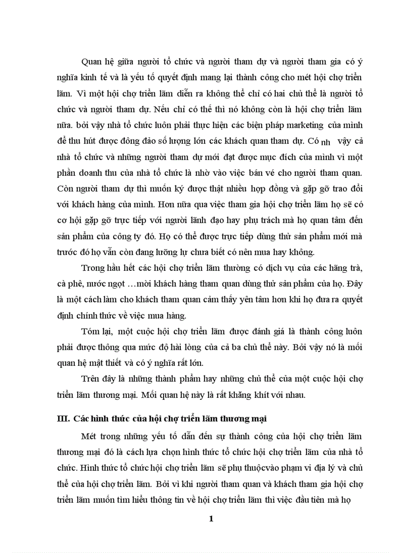 image for page Hoạt động Marketing cho sản phẩm tổ chức hội chợ triển lãm thương mại tại công ty THC thực trạng và giải pháp 1