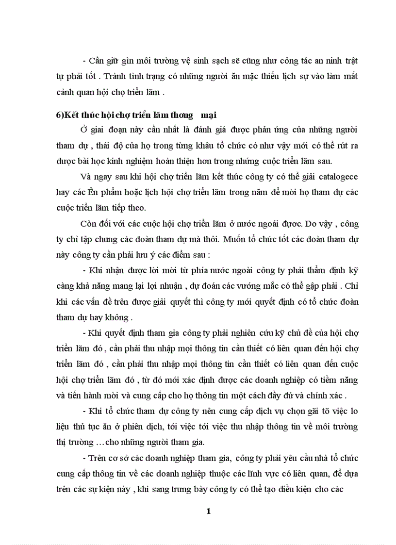 image for page Hoạt động Marketing cho sản phẩm tổ chức hội chợ triển lãm thương mại tại công ty THC thực trạng và giải pháp 1