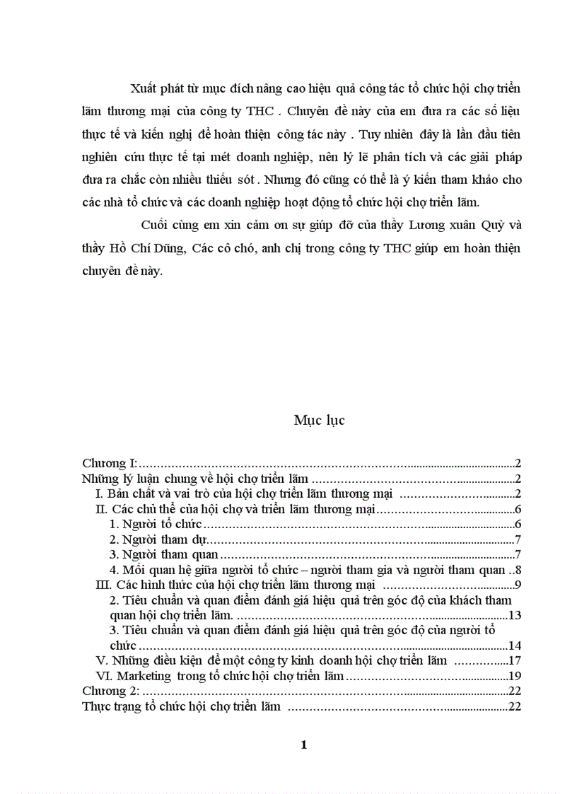 image for page Hoạt động Marketing cho sản phẩm tổ chức hội chợ triển lãm thương mại tại công ty THC thực trạng và giải pháp 1