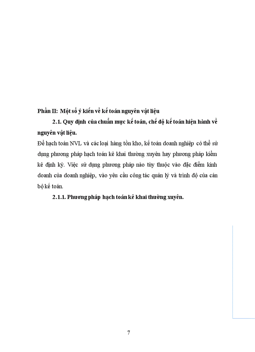 image for page Một số ý kiến về kế toán nguyên vật liệu 1