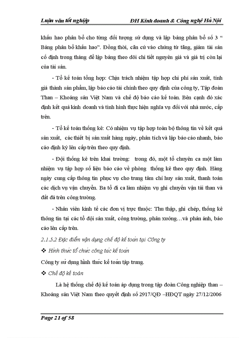 image for page Kê toa n ta i sa n cô đi nh hư u hi nh ta i Công ty Cô phâ n Than Cao Sơn TKV