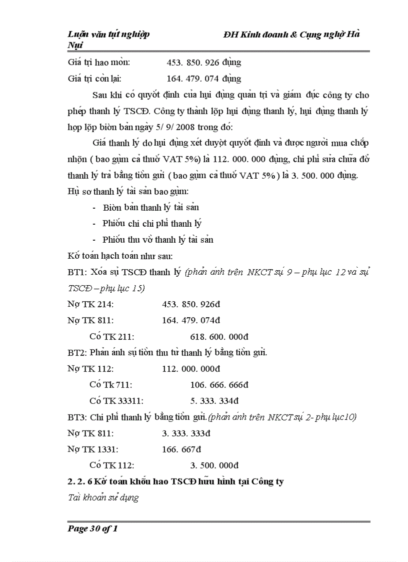 image for page Kê toa n ta i sa n cô đi nh hư u hi nh ta i Công ty Cô phâ n Than Cao Sơn TKV