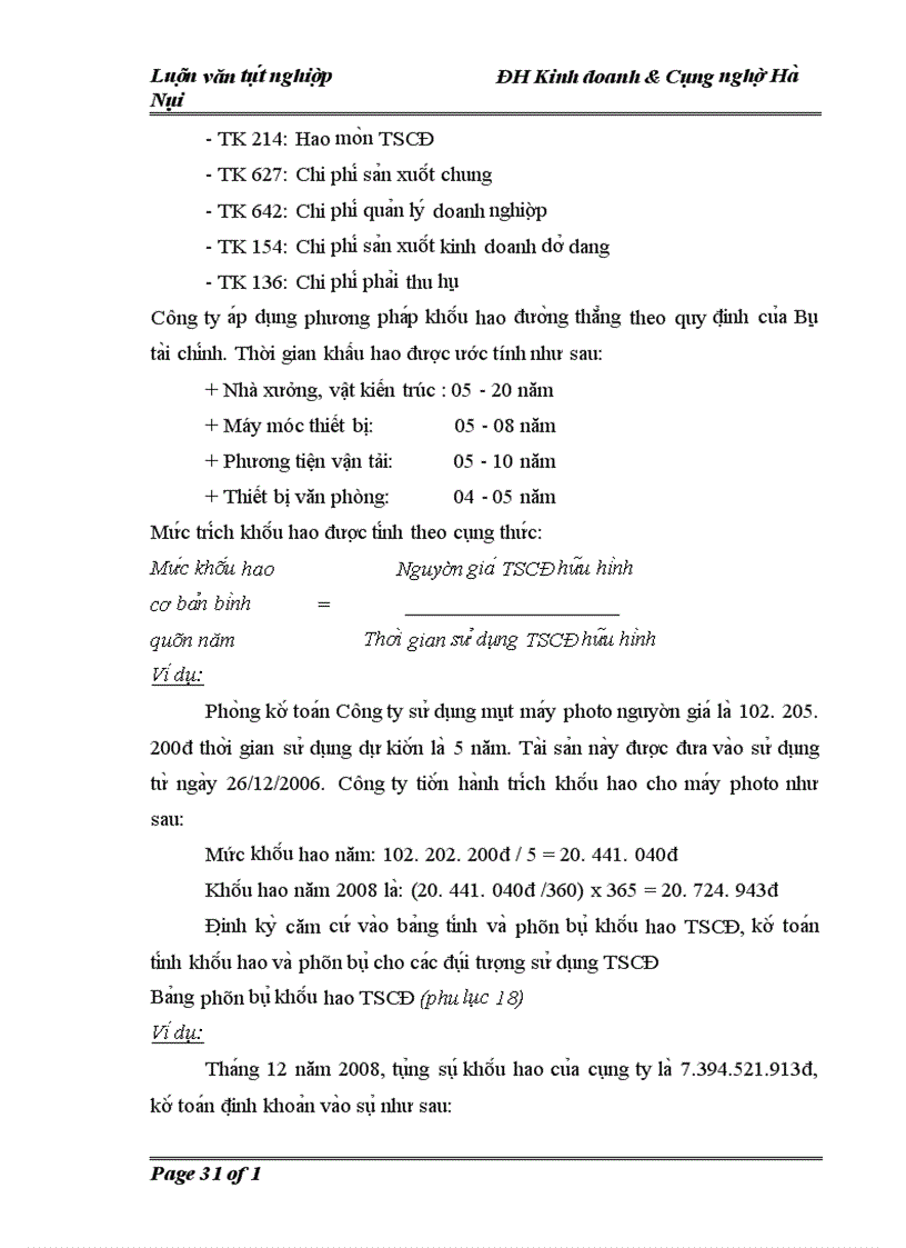 image for page Kê toa n ta i sa n cô đi nh hư u hi nh ta i Công ty Cô phâ n Than Cao Sơn TKV