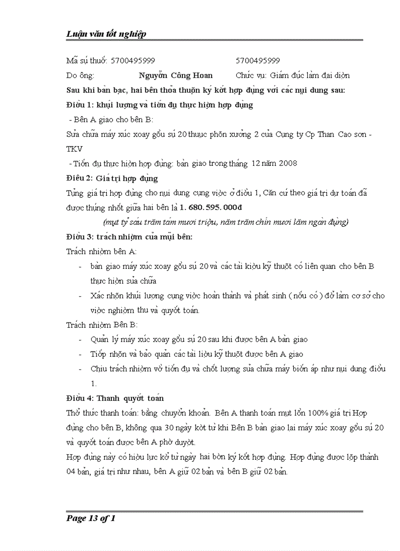 image for page Kê toa n ta i sa n cô đi nh hư u hi nh ta i Công ty Cô phâ n Than Cao Sơn TKV