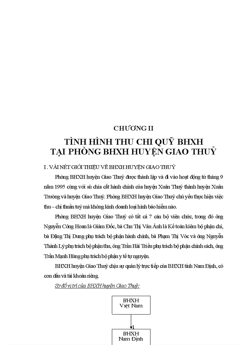 image for page Thực trạng thu chi quỹ BHXH tại phòng BHXH huyện Giao Thuỷ Nam Định 1