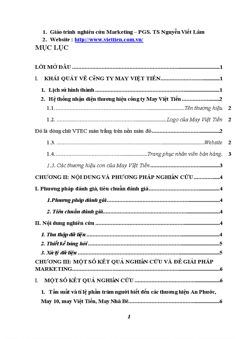 image for page Đánh giá hệ thống nhận diện thương hiệu công ty May Việt Tiến III