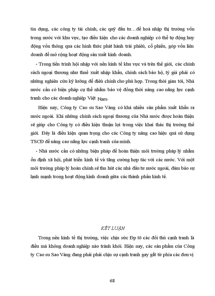 image for page Giải pháp nâng cao hiệu quả sử dụng TSCĐ tại Công ty Cao su Sao Vàng Hà Nội 1