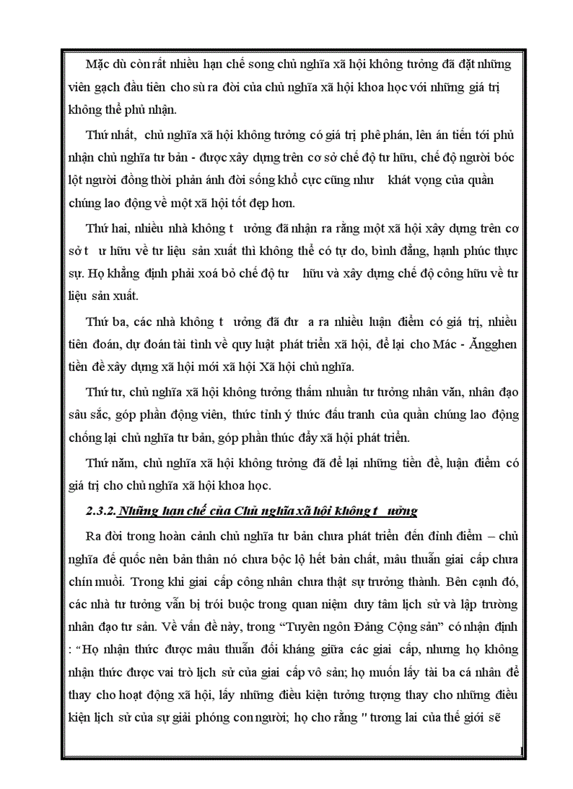 image for page Chủ nghĩa xã hội không tưởng phê phán đầu thế kỷ xix Giá trị và hạn chế