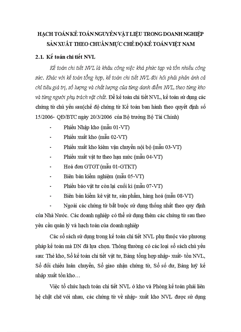 image for page Hạch toán kế toán nguyên vật liệu trong doanh nghiệp sản xuất 1