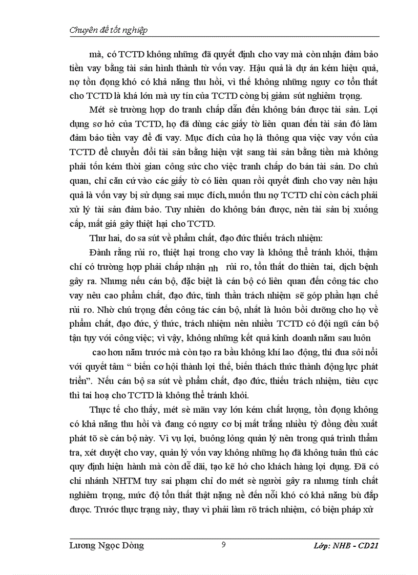 image for page Một số giải pháp hạn chế rủi ro tín dụng tại Ngân hàng Thương mại Cổ phần Kỹ thương Techcombank chi nhánh Thăng long 1