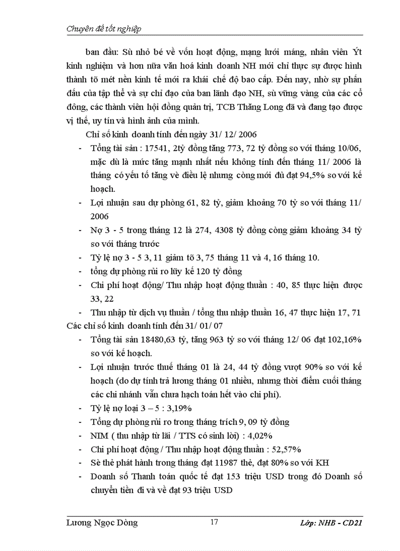 image for page Một số giải pháp hạn chế rủi ro tín dụng tại Ngân hàng Thương mại Cổ phần Kỹ thương Techcombank chi nhánh Thăng long 1