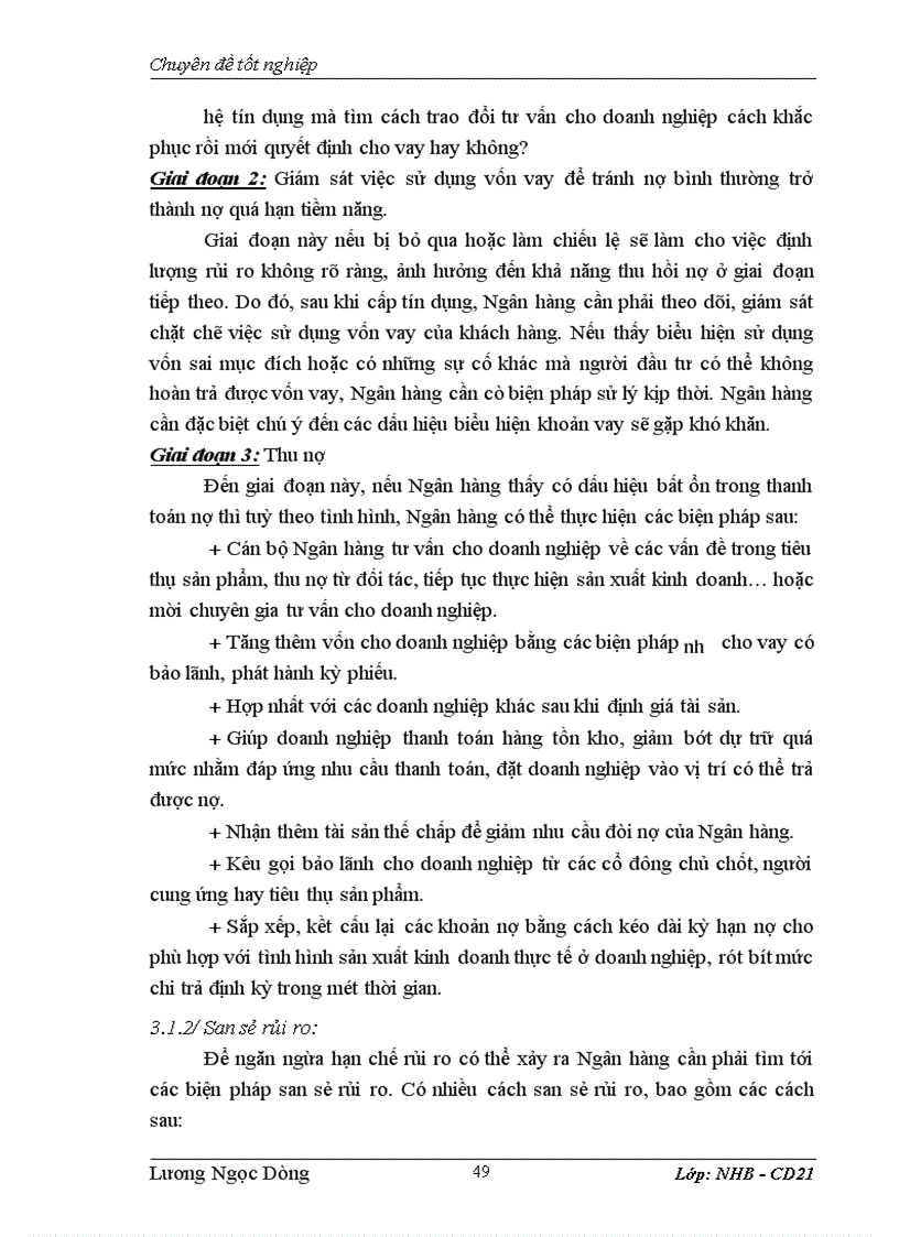 image for page Một số giải pháp hạn chế rủi ro tín dụng tại Ngân hàng Thương mại Cổ phần Kỹ thương Techcombank chi nhánh Thăng long 1