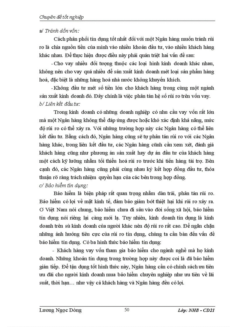 image for page Một số giải pháp hạn chế rủi ro tín dụng tại Ngân hàng Thương mại Cổ phần Kỹ thương Techcombank chi nhánh Thăng long 1