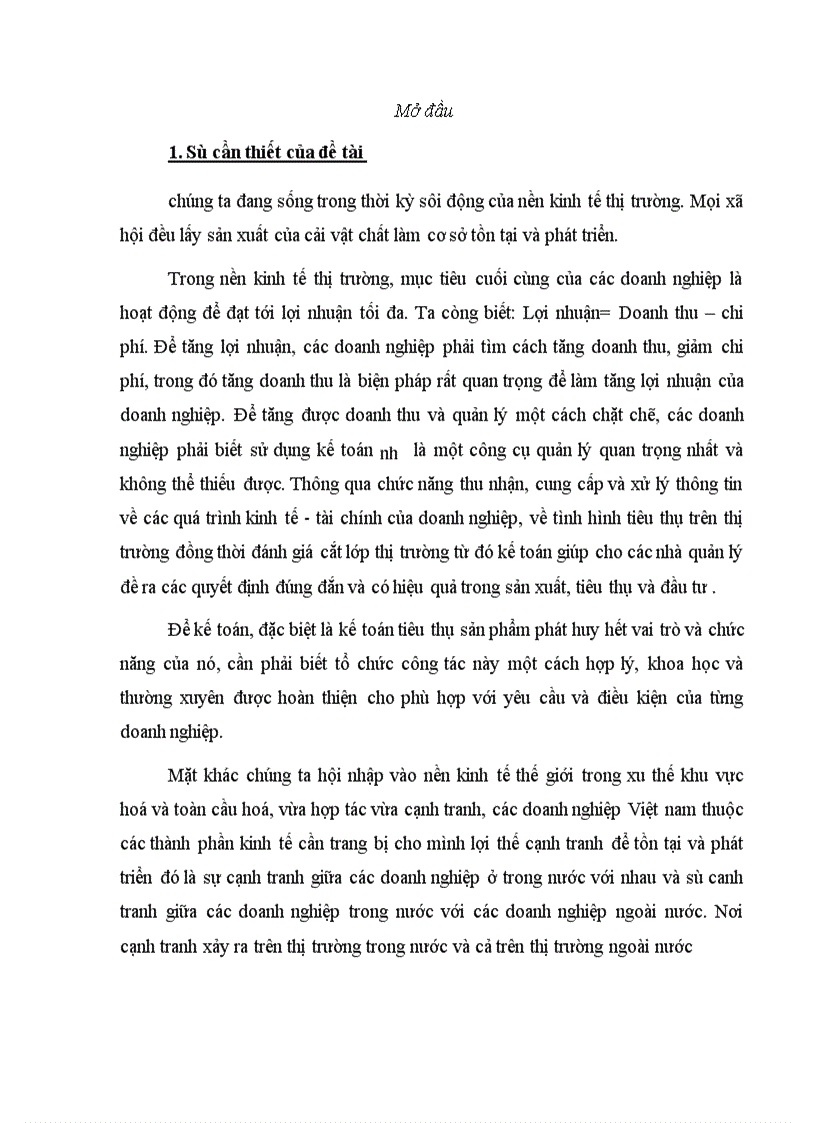 image for page Tổ chức công tác kế toán bán hàng và xác định kết quả tại Công Ty Rượu Đồng xuân 1