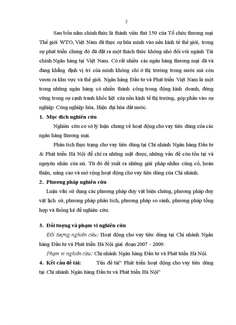 image for page Phát triển hoạt động cho vay tiêu dùng tại Chi nhánh Ngân hàng Đầu tư và Phát triển Hà Nội