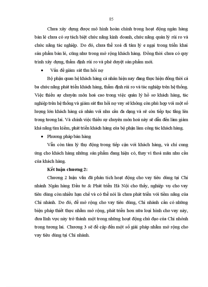 image for page Phát triển hoạt động cho vay tiêu dùng tại Chi nhánh Ngân hàng Đầu tư và Phát triển Hà Nội